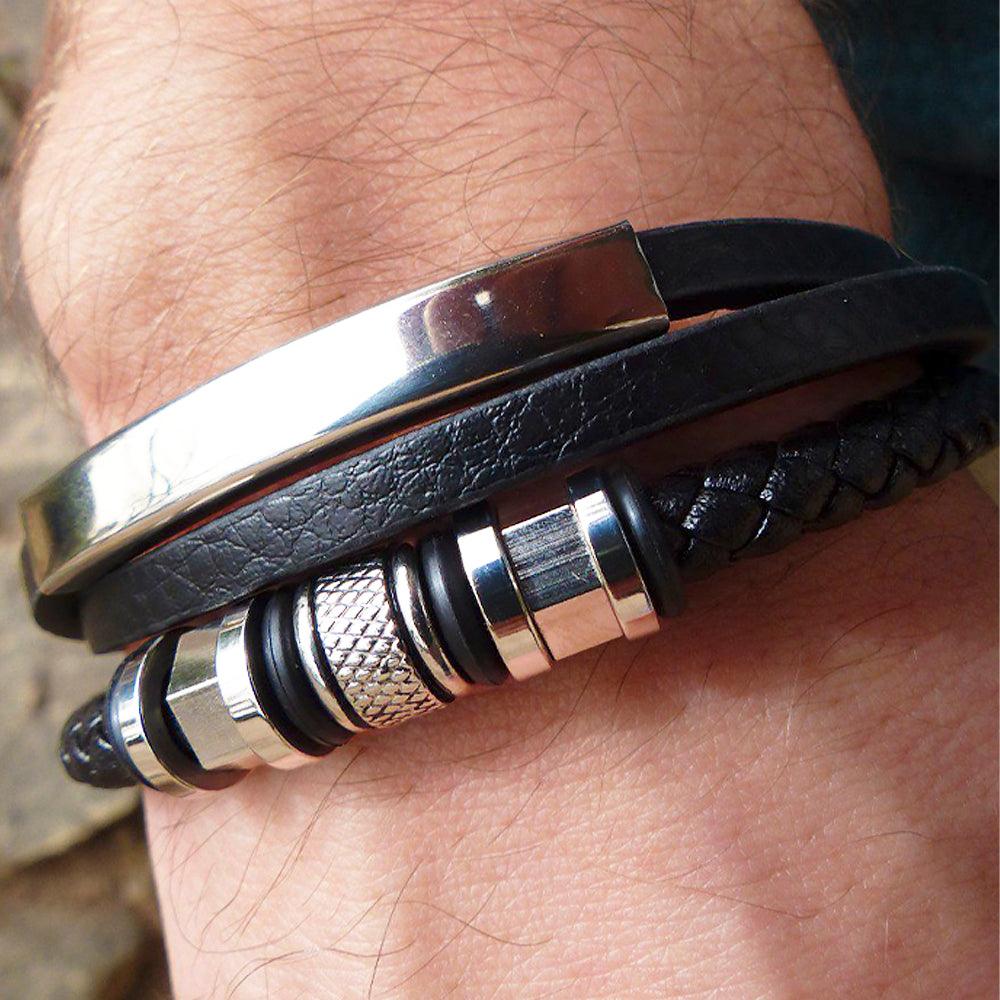 PULSERA CAYLOS SILVER PREMIUM